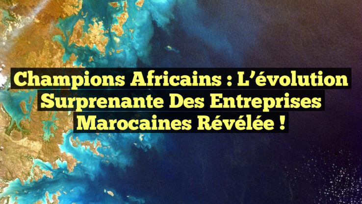Champions Africains : L’évolution surprenante des entreprises marocaines révélée !