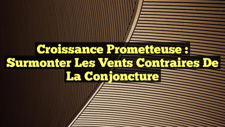 Croissance Prometteuse : Surmonter les Vents Contraires de la Conjoncture