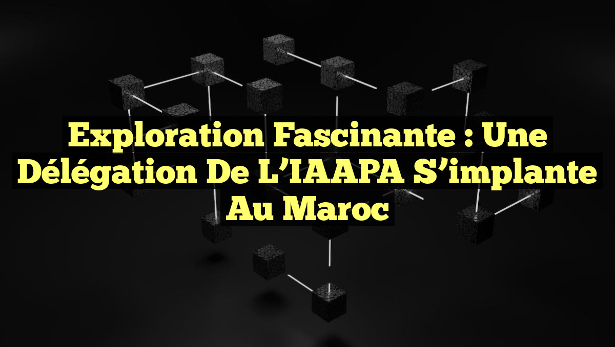 Exploration fascinante : une délégation de l&rsquo;IAAPA s&rsquo;implante au Maroc
