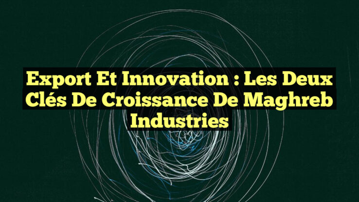 Export et Innovation : Les Deux Clés de Croissance de Maghreb Industries
