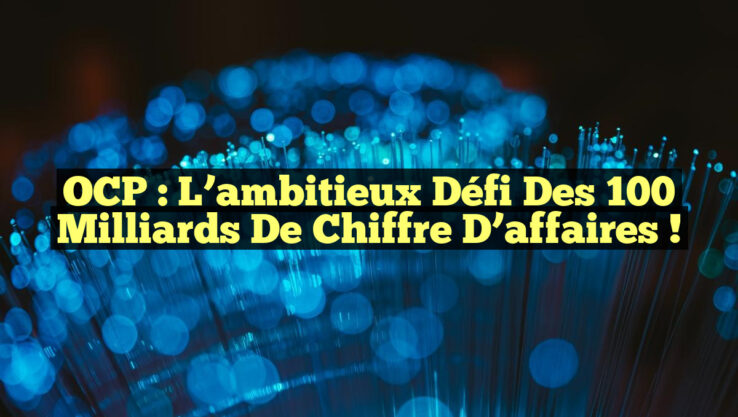OCP : L’ambitieux défi des 100 milliards de chiffre d’affaires !