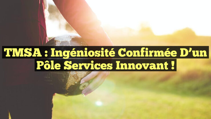 TMSA : Ingéniosité confirmée d’un Pôle Services Innovant !