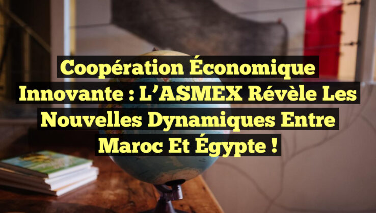 Coopération Économique Innovante : L’ASMEX Révèle les Nouvelles Dynamiques entre Maroc et Égypte !