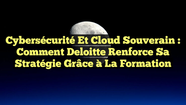 Cybersécurité et cloud souverain : Comment Deloitte renforce sa stratégie grâce à la formation
