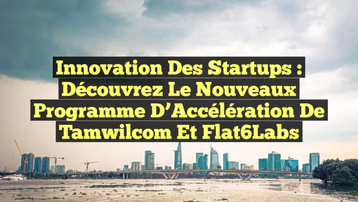 Innovation des Startups : Découvrez le Nouveaux Programme d’Accélération de Tamwilcom et Flat6Labs Innovation des Startups : Découvrez le Nouveaux Programme d’Accélération de Tamwilcom et Flat6Labs