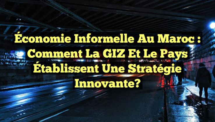 Économie Informelle au Maroc : Comment la GIZ et le Pays Établissent une Stratégie Innovante?