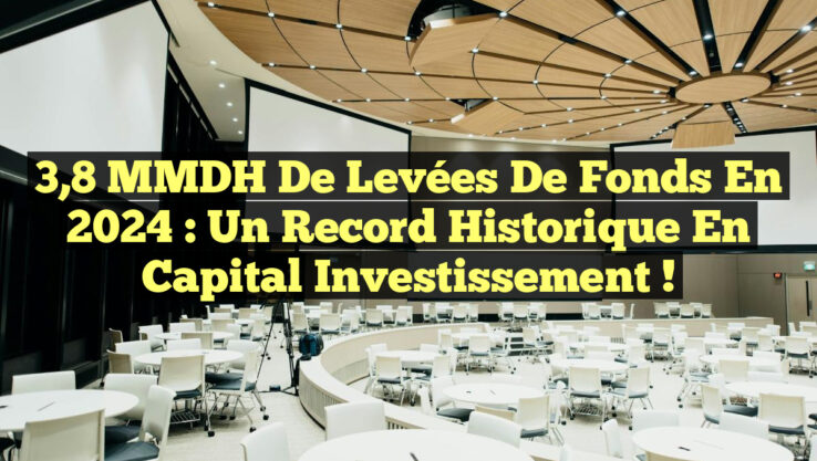 3,8 MMDH de Levées de Fonds en 2024 : Un Record Historique en Capital Investissement !