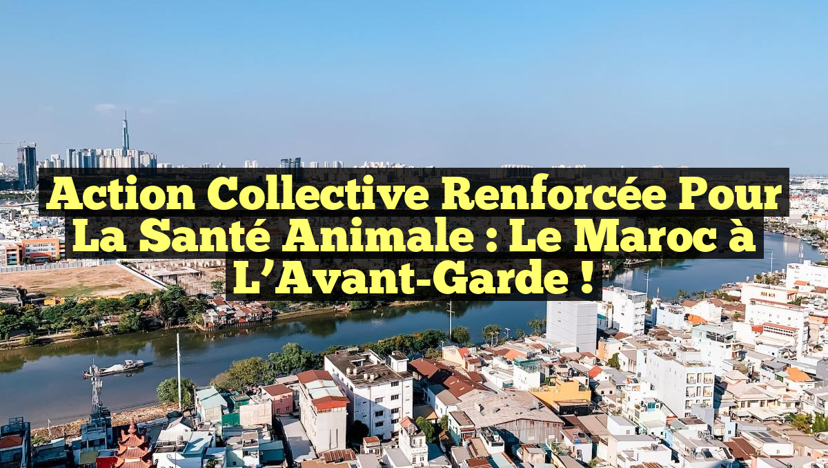 Action Collective Renforcée pour la Santé Animale : Le Maroc à l&rsquo;Avant-Garde !