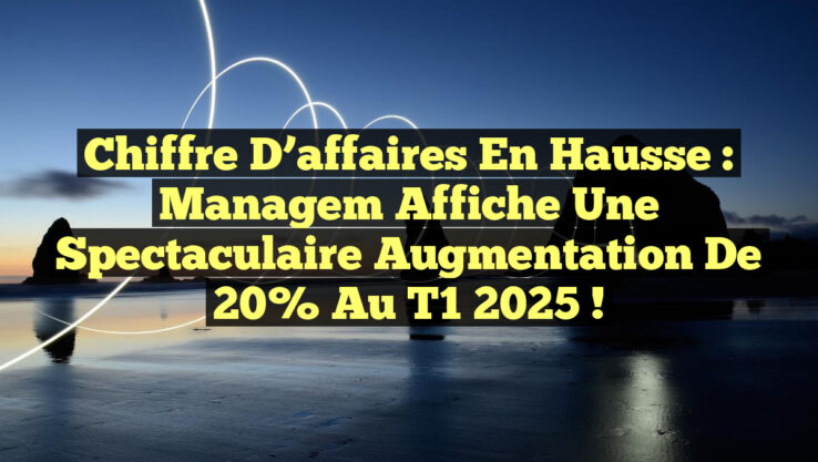 Chiffre d’affaires en hausse : Managem affiche une spectaculaire augmentation de 20% au T1 2025 !
