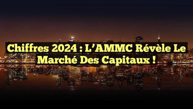 Chiffres 2024 : L’AMMC Révèle le Marché des Capitaux !