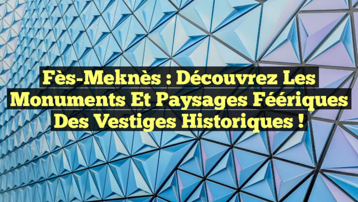 Fès-Meknès : Découvrez les Monuments et Paysages Féériques des Vestiges Historiques !