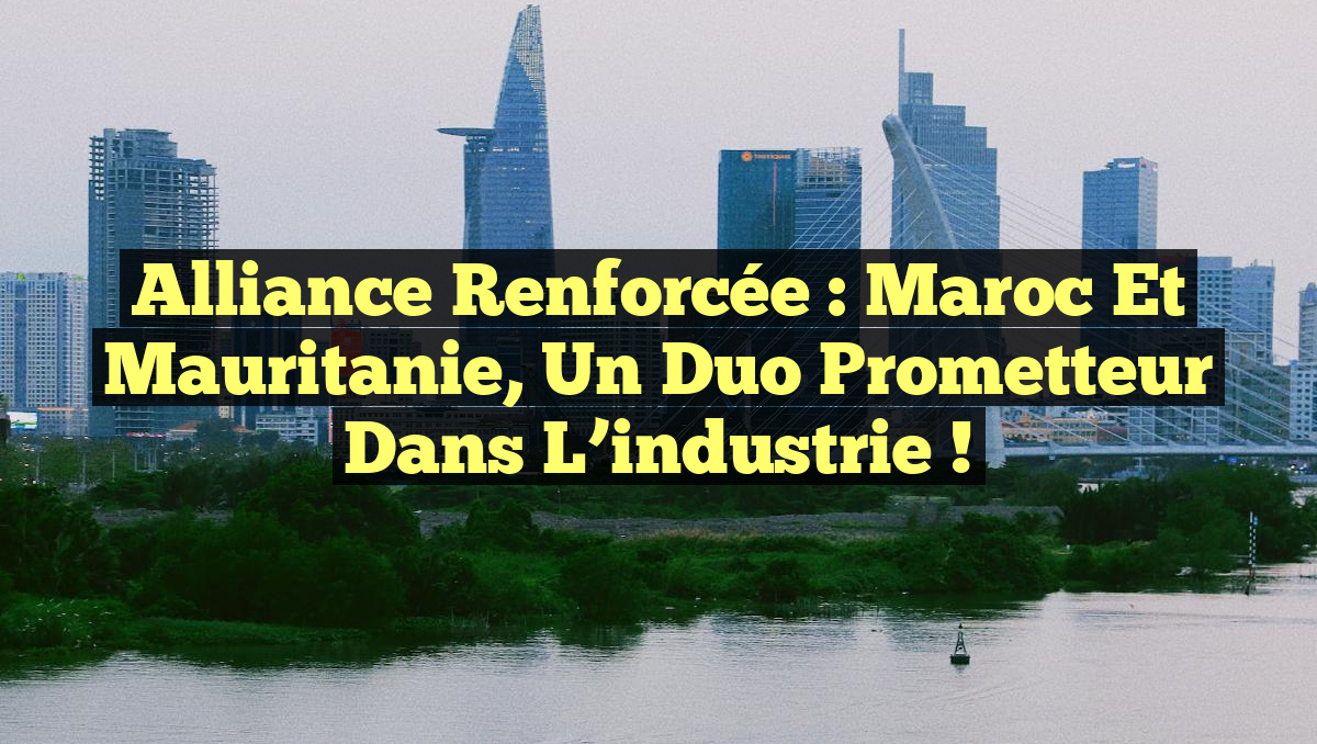Alliance renforcée : Maroc et Mauritanie, un duo prometteur dans l&rsquo;industrie !