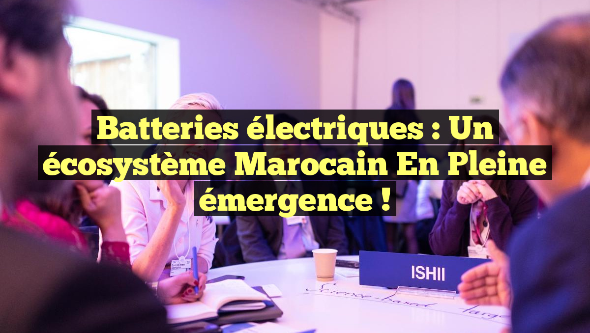 Batteries électriques : Un écosystème marocain en pleine émergence !