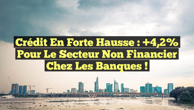 Crédit en Forte Hausse : +4,2% pour le Secteur Non Financier chez les Banques !