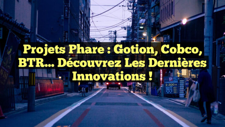 Projets Phare : Gotion, Cobco, BTR… Découvrez les Dernières Innovations !