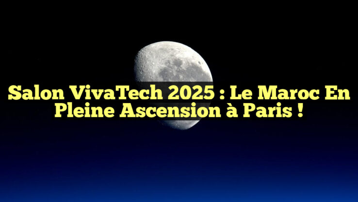 Salon VivaTech 2025 : Le Maroc en pleine ascension à Paris !