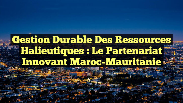 Gestion Durable des Ressources Halieutiques : Le Partenariat Innovant Maroc-Mauritanie