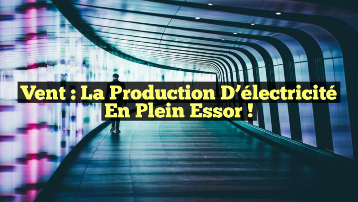 Vent : la production d’électricité en plein essor !