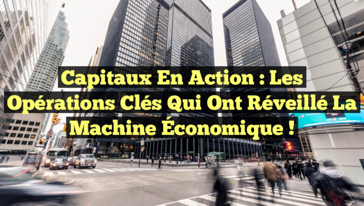 Capitaux en Action : Les Opérations Clés qui ont Réveillé la Machine Économique ! Capitaux en Action : Les Opérations Clés qui ont Réveillé la Machine Économique !