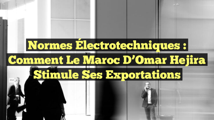 Normes Électrotechniques : Comment le Maroc d’Omar Hejira Stimule ses Exportations