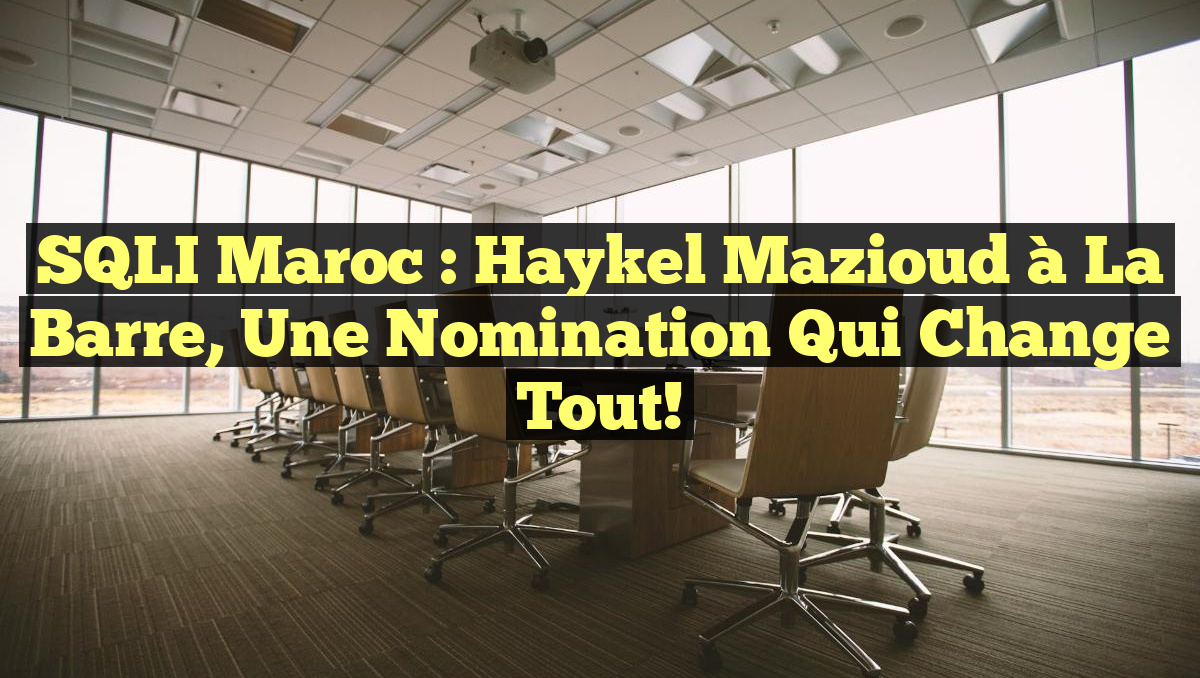 SQLI Maroc : Haykel Mazioud à la barre, une nomination qui change tout!