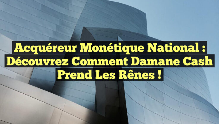 Acquéreur Monétique National : Découvrez comment Damane Cash prend les rênes !