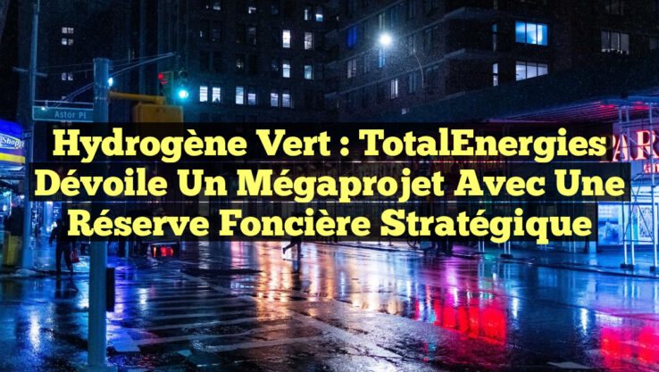 Hydrogène Vert : TotalEnergies Dévoile un Mégaprojet avec une Réserve Foncière Stratégique