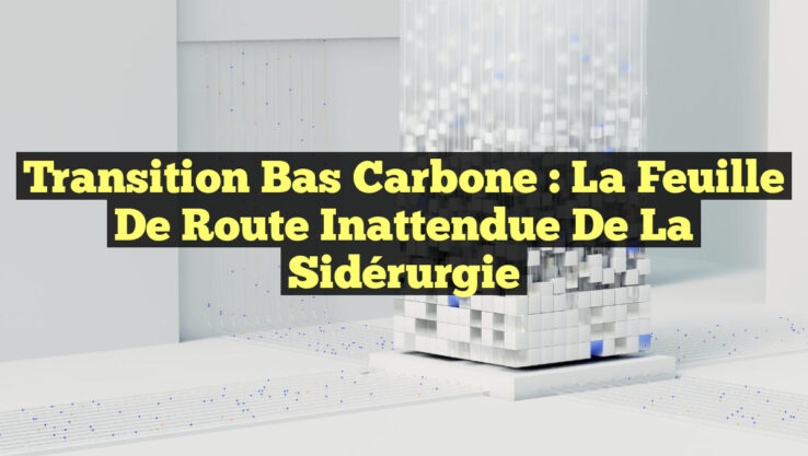 Transition Bas Carbone : La Feuille de Route Inattendue de la Sidérurgie