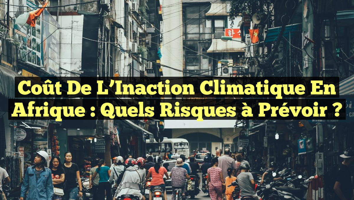 Coût de l&rsquo;Inaction Climatique en Afrique : Quels Risques à Prévoir ?