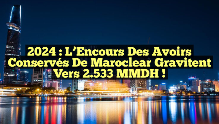 2024 : L’Encours des Avoirs Conservés de Maroclear Gravitent vers 2.533 MMDH !