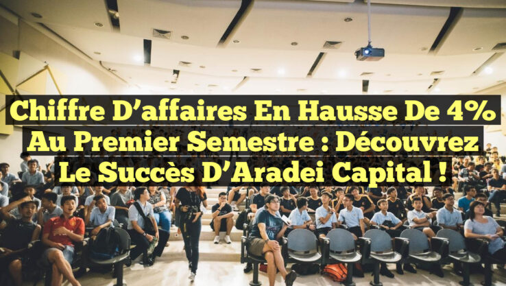 Chiffre d’affaires en hausse de 4% au premier semestre : Découvrez le succès d’Aradei Capital ! Chiffre d’affaires en hausse de 4% au premier semestre : Découvrez le succès d’Aradei Capital !