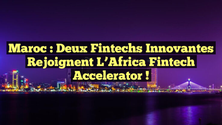 Maroc : Deux Fintechs Innovantes Rejoignent l’Africa Fintech Accelerator !
