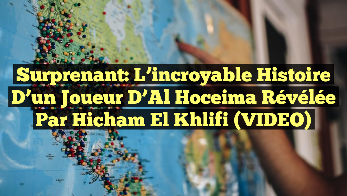 Surprenant: L&rsquo;incroyable histoire d&rsquo;un joueur d&rsquo;Al Hoceima révélée par Hicham El Khlifi (VIDEO)