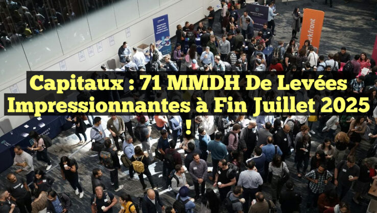 Capitaux : 71 MMDH de levées impressionnantes à fin juillet 2025 !