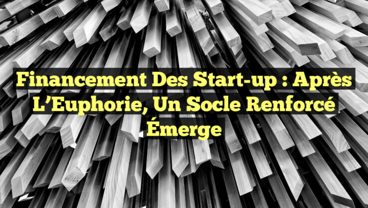 Financement des Start-up : Après l’Euphorie, un Socle Renforcé Émerge