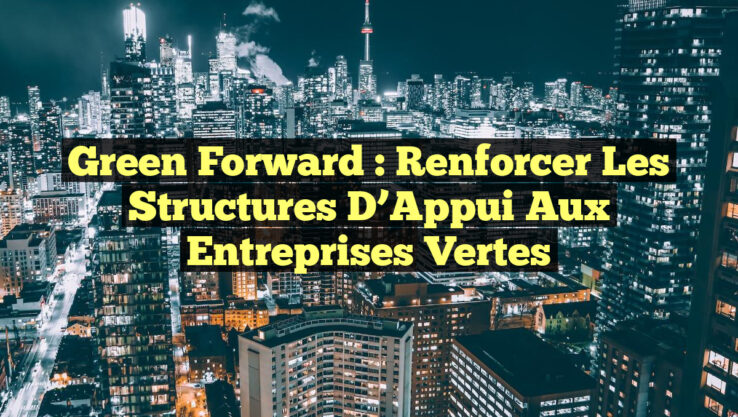 Green Forward : Renforcer les Structures d’Appui aux Entreprises Vertes