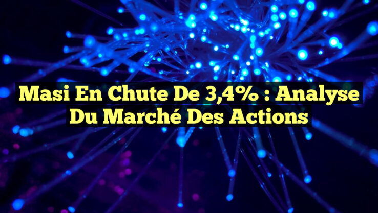 Masi en Chute de 3,4% : Analyse du Marché des Actions