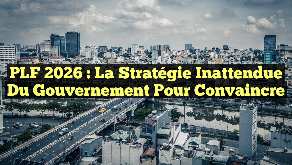 PLF 2026 : La Stratégie Inattendue du Gouvernement pour Convaincre