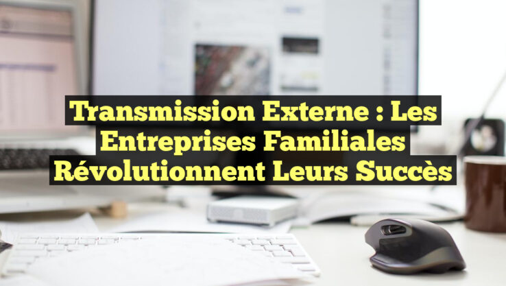 Transmission Externe : Les Entreprises Familiales Révolutionnent leurs Succès
