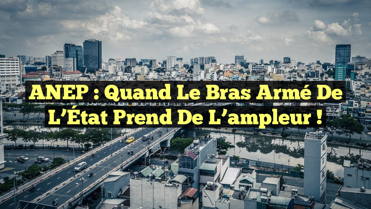 ANEP : Quand le bras armé de l’État prend de l&rsquo;ampleur !