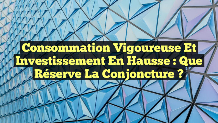 Consommation Vigoureuse et Investissement en Hausse : Que Réserve la Conjoncture ?