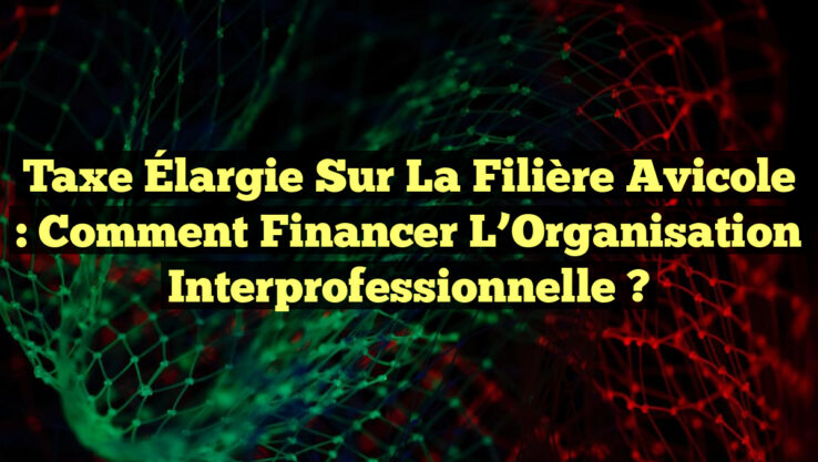 Taxe Élargie sur la Filière Avicole : Comment Financer l’Organisation Interprofessionnelle ?