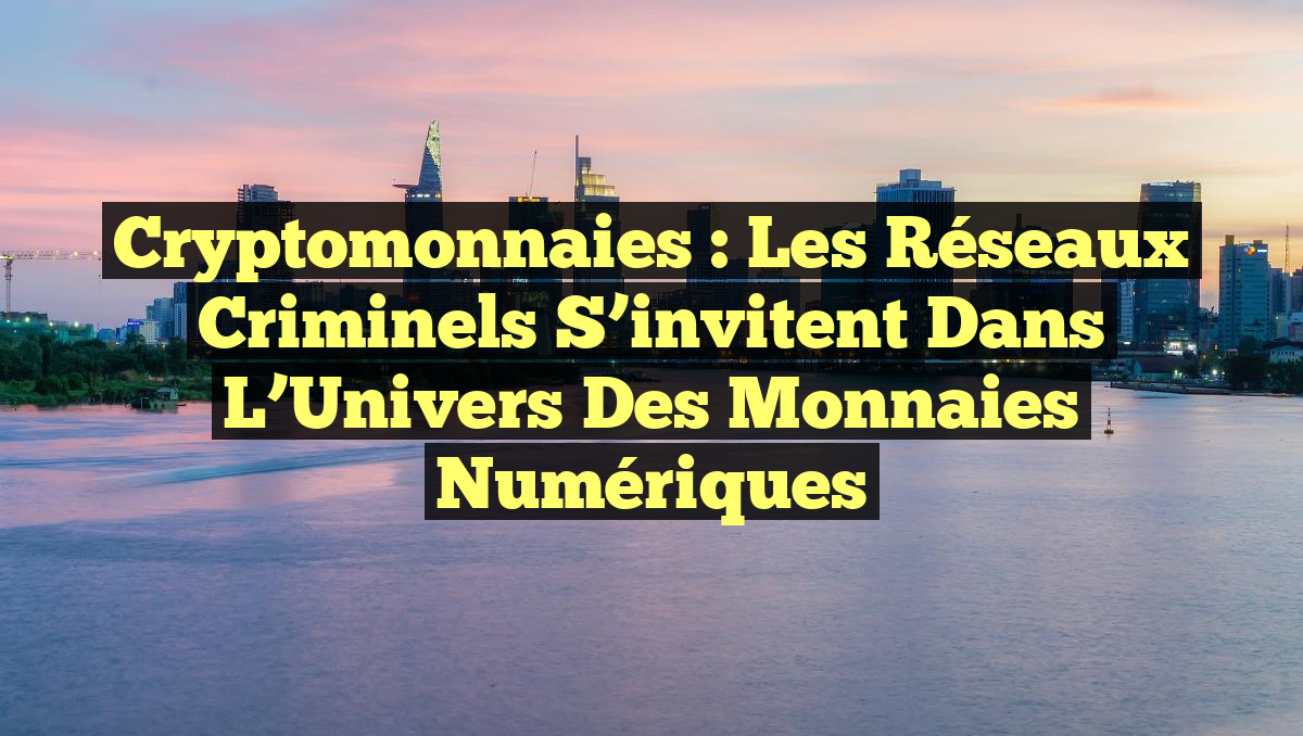 Cryptomonnaies : Les Réseaux Criminels S&rsquo;invitent dans l&rsquo;Univers des Monnaies Numériques