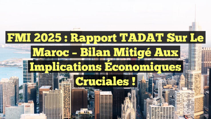 FMI 2025 : Rapport TADAT sur le Maroc – Bilan Mitigé aux Implications Économiques Cruciales !