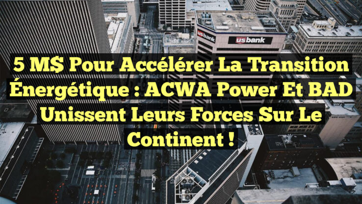 5 M$ pour Accélérer la Transition Énergétique : ACWA Power et BAD Unissent leurs Forces sur le Continent !