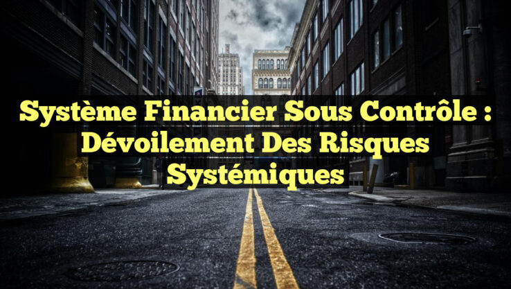Système Financier sous Contrôle : Dévoilement des Risques Systémiques