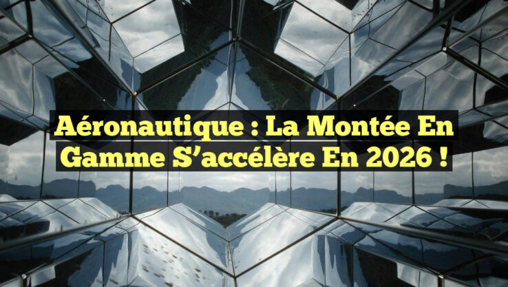 Aéronautique : La montée en gamme s’accélère en 2026 !