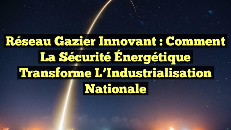 Réseau Gazier Innovant : Comment la Sécurité Énergétique Transforme l’Industrialisation Nationale