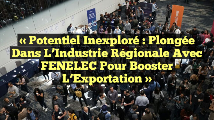« Potentiel Inexploré : Plongée dans l’Industrie Régionale avec FENELEC pour Booster l’Exportation »