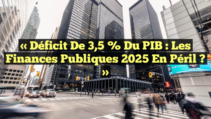 « Déficit de 3,5 % du PIB : Les Finances Publiques 2025 en Péril ? »